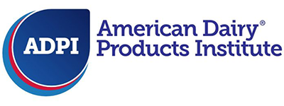 The American Dairy Products Institute logo, showcasing strategic branding services.
