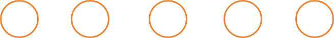 Four orange and white arrows on a black background, symbolizing strategic branding services.