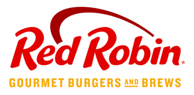 Red robin gourmet burgers and brews logo, enhanced by strategic branding services.