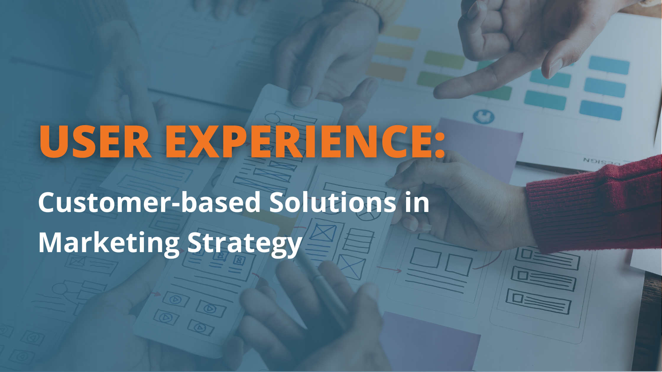 Team at Burkhart Marketing Partners brainstorming user experience strategies, highlighting customer-centric solutions.