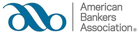 American Bankers Association logo with distinctive blue infinity symbol."