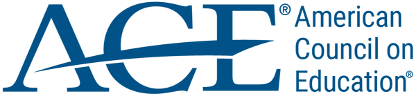 ACE logo with intertwined blue letters and full name beside.