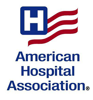 The American Hospital Association logo, enhanced by strategic branding services.