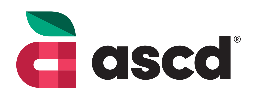Logo of ASCD with a leaf over the letter 'a'