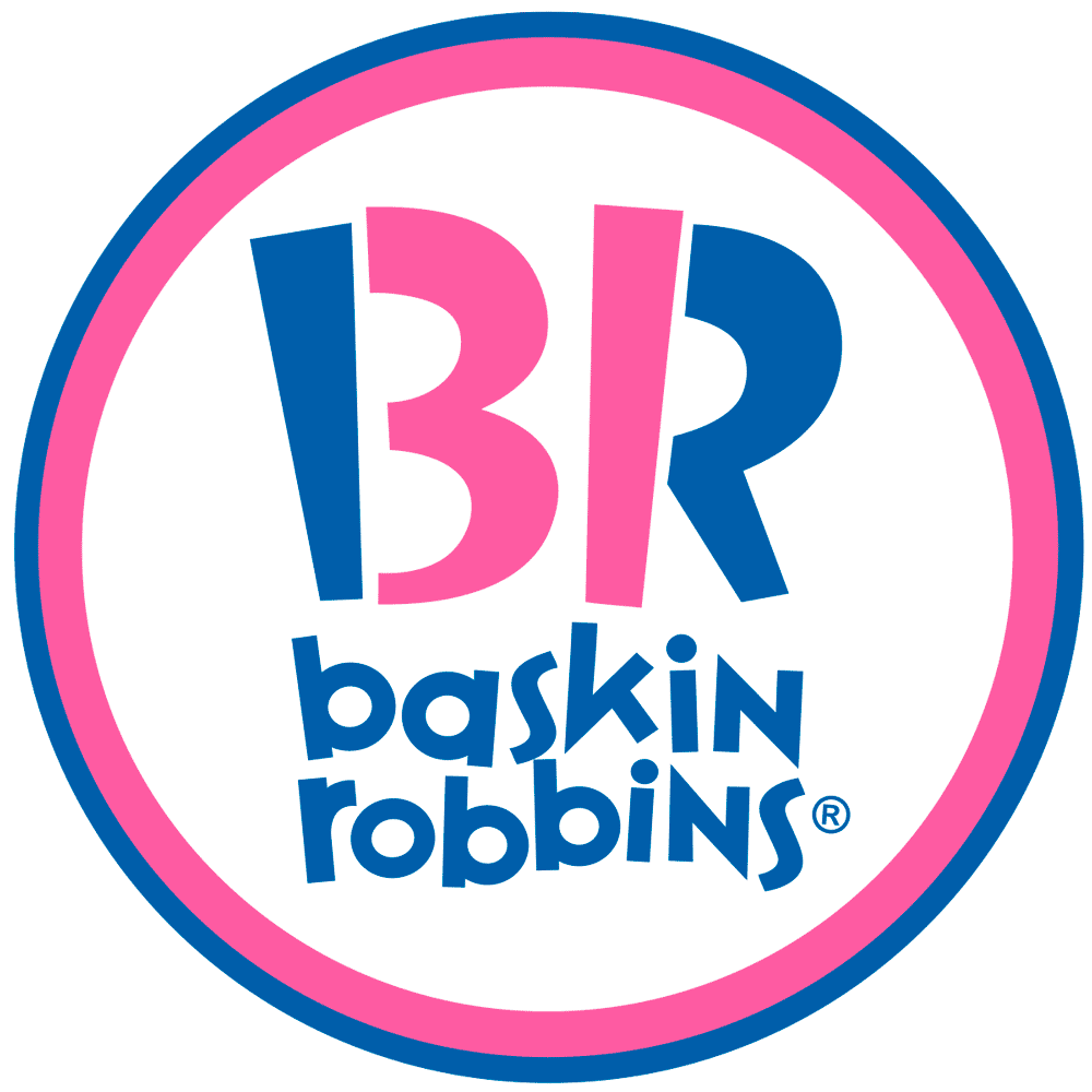Baskin Robbins logo showcases strategic branding services.