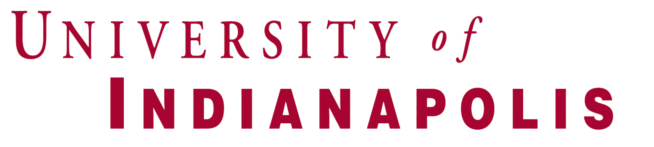 University of Indianapolis logo in crimson red