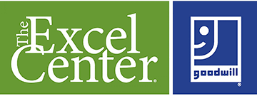 The Excel Center and Goodwill logos side by side
