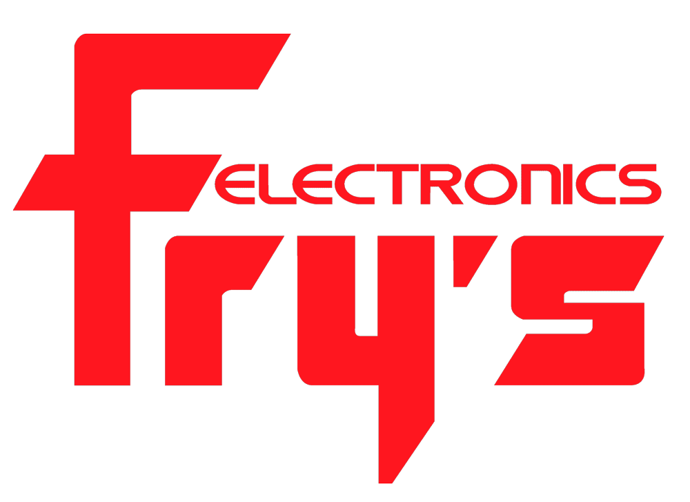The logo for Fry's Electronics, designed for multi-site marketing.