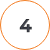 Number four inside an orange circle