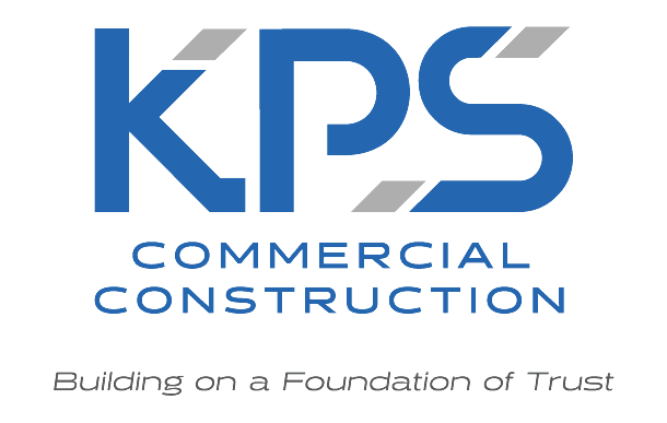 KPS Commercial Construction logo with trust foundation tagline