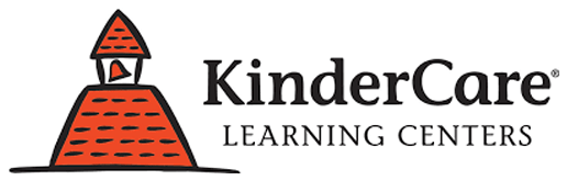 KinderCare Learning Centers logo with a red brick tower