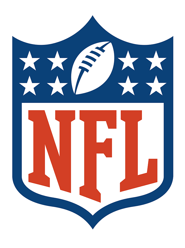 The NFL logo, enhanced by strategic branding services, on a white background.