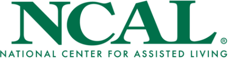 "NCAL logo for National Center for Assisted Living in green."