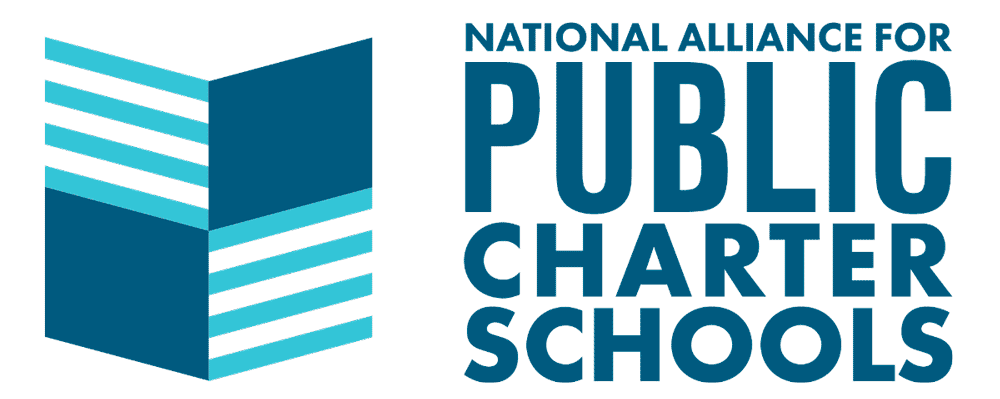 National Alliance for Public Charter Schools logo with a stylized open book