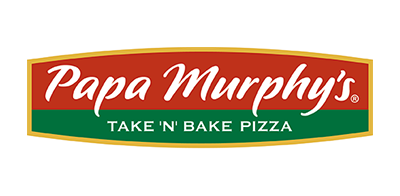 Papa Murphy's take n bake pizza logo, showcased by an Indianapolis Marketing Agency.