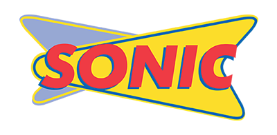 The sonic logo, showcasing digital marketing expertise, is displayed on a yellow background.