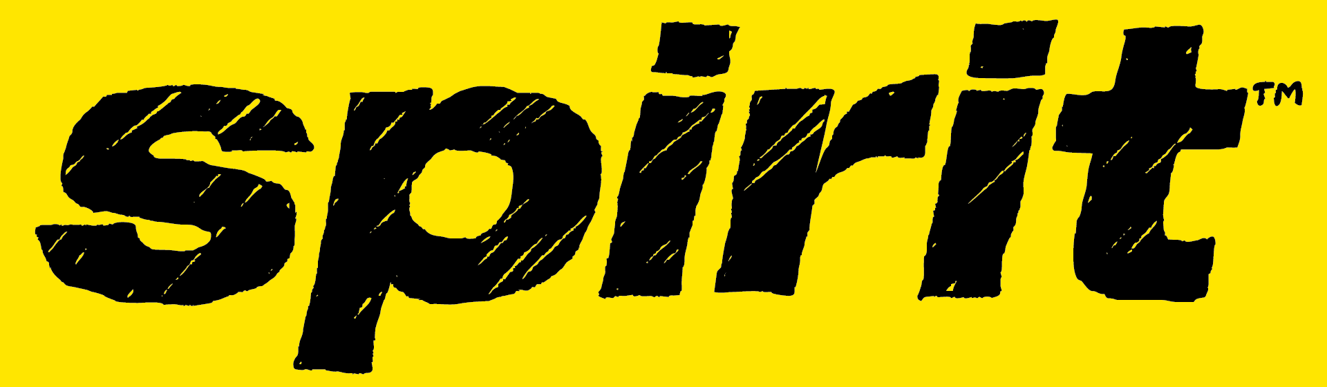 A black and yellow spirit logo on a yellow background, designed by an Indianapolis Marketing Agency.