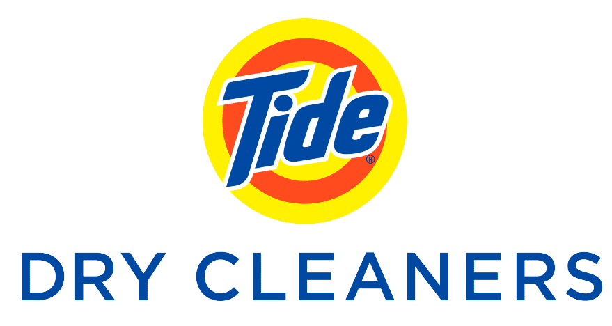 Tide Dry Cleaners logo with iconic orange and yellow brand symbol