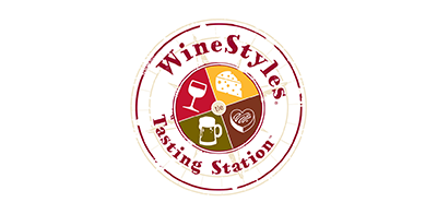 The logo for the Indianapolis Marketing Agency winestyle tasting station.