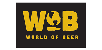 Wb world of beer logo, part of our franchise marketing campaign.